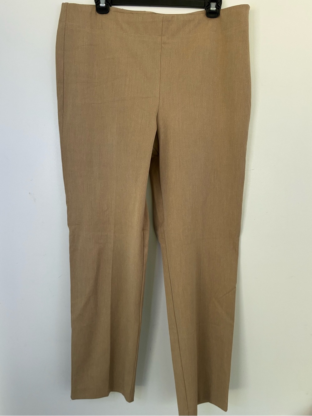Talbots Women's Straight-Leg Trousers in Camel Tan 14